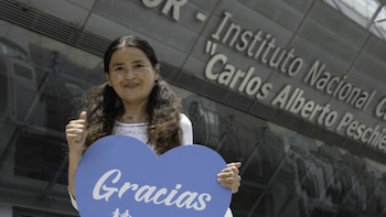 Gisselle recupera su autonomía tras recibir un nuevo corazón y planea viajar a Alemania - Créditos: Incor.