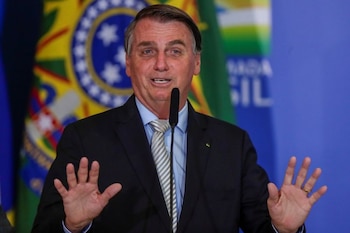 El presidente brasileño, Jair Bolsonaro (Reuters)