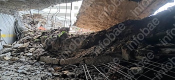 El lugar continúa desalojado por