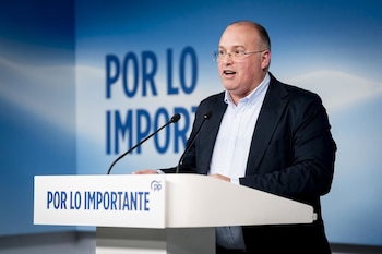 El secretario general del PP, Miguel Tellado. (Europa Press)