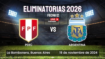 Dónde ver Perú vs Argentina