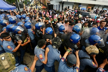 La policía filipina rescató a