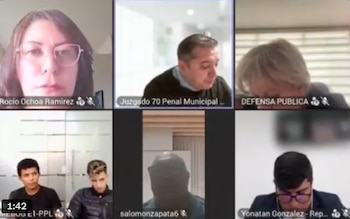 El juez sostuvo que los procesados habrían actuado con un tercer implicado aún no identificado y mantuvo la medida de aseguramiento por el riesgo para la comunidad y la falta de arraigo en Colombia - crédito captura de pantalla Juzgado 70 Civil Municipal De Bogotá