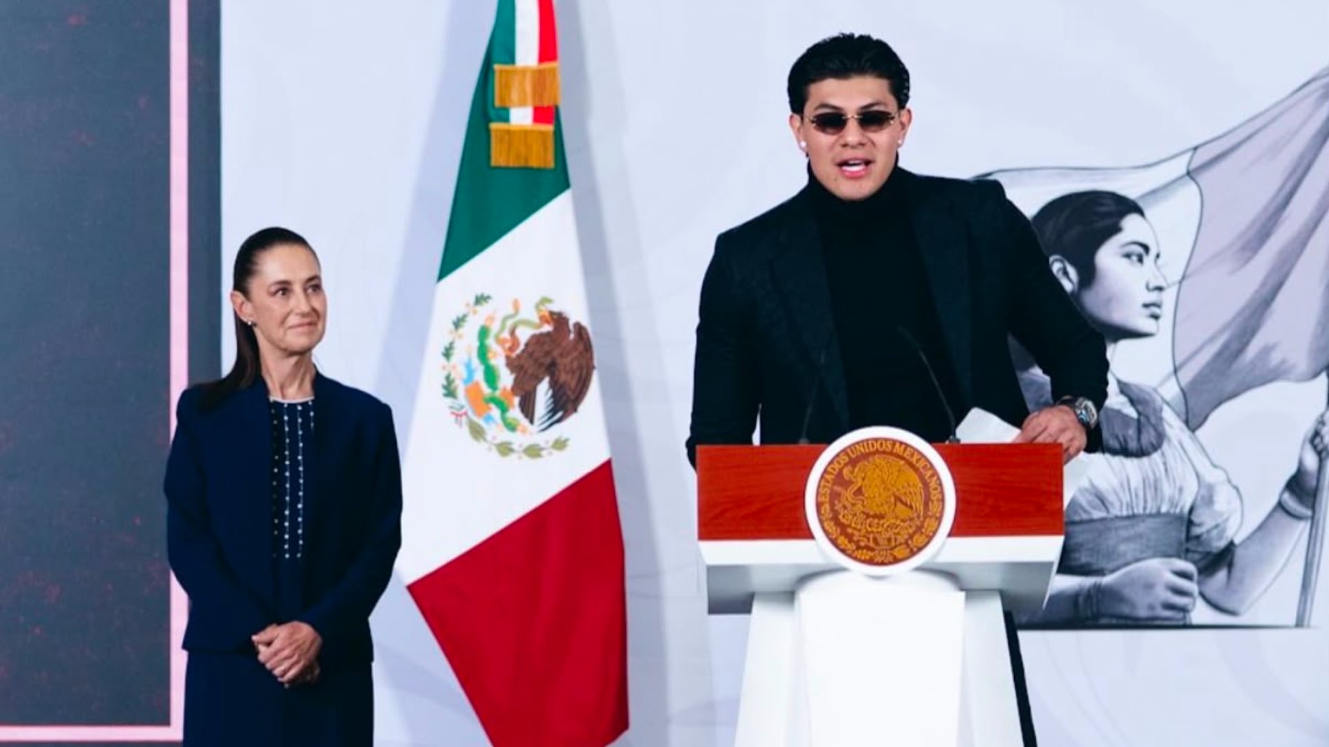 El Bogueto lanza dardo contra la oposición tras críticas por su presentación en Palacio Nacional