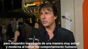 29/09/2026 Tom Cruise protagoniza Digger: "Trabajar con Alejandro G. Iñárritu es muy inspirador".
Tom Cruise se aleja del héroe de acción que ha marcado buena parte de su carrera en Digger, la nueva película de Alejandro G. Iñárritu que llega a los cines españoles el 2 de octubre. El actor y el cineasta mexicano presentaron el filme en el Directors Village Theatre de Los Ángeles, acompañados por varios miembros del reparto, entre los que se encontraban John Goodman, Sandra Hüller y Michael Stuhlbarg.
CULTURA