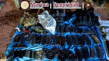 Ilícitos asegurados tras el operativo. Crédito: Gabinete de Seguridad
