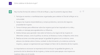 Las sugerencias de la inteligencia