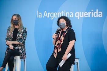 La ministra de Salud Carla