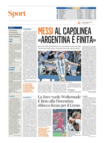 La portada del Il Gazzettino Sport