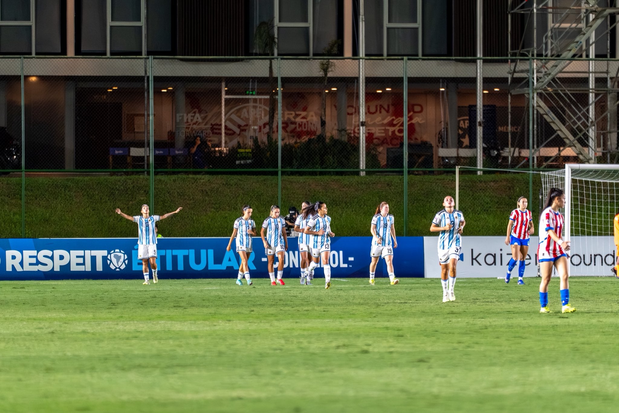 Argentina, junto a Colombia, subieron en la tabla de posiciones del hexagonal en el Sudamericano Femenino Sub-20 - crédito Conmebol