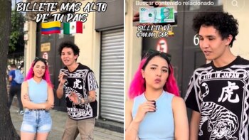Los influencers compararon el billete