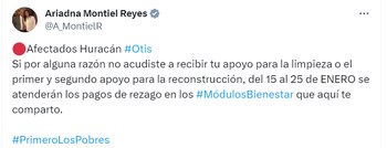 La Secretaría del Bienestar brinda