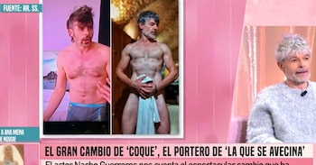 Nacho Guerreros, en el programa