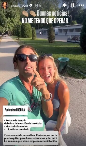 Álex Adrover y Patricia Montero