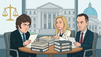 Milei, Karina Milei y Adorni revisan expedientes judiciales desde Casa Rosada - VisualesIA ScribNews