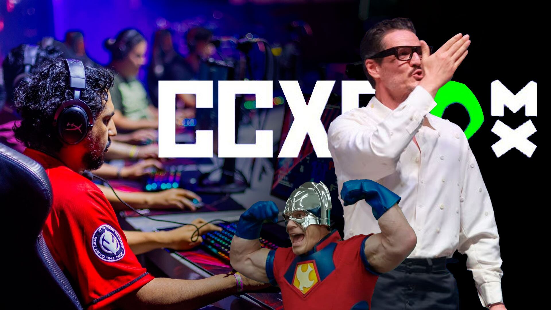 Artistas de la talla de Pedro Pascal y John Cena llegaron a la CCXPMX 2025 - Diseño: Jovani Pérez / Infobae México