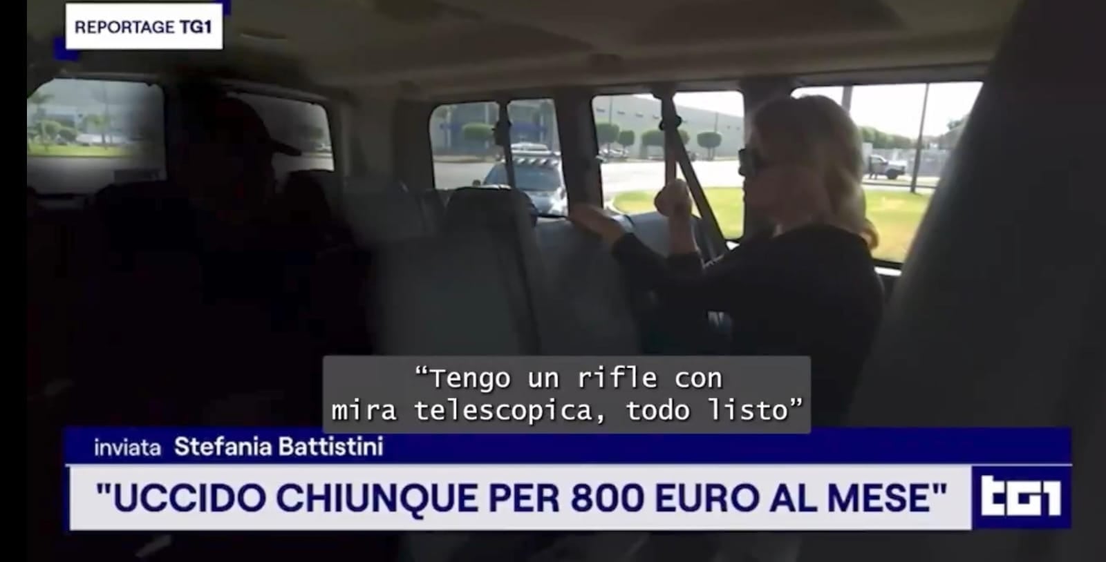 (Tomada de noticiero Tg1/Captura de pantalla)