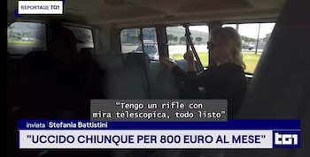 (Tomada de noticiero Tg1/Captura de pantalla)