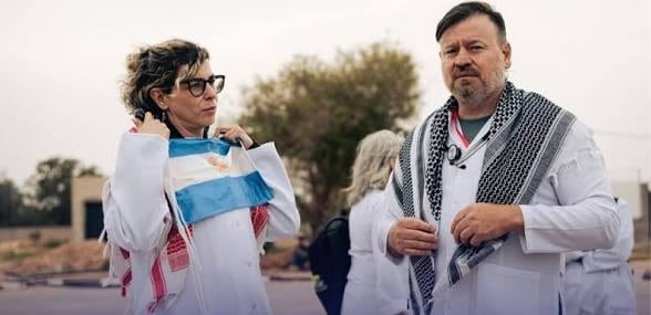 Los dos argentinos participaban de una misión humanitaria que tenía como destino Gaza