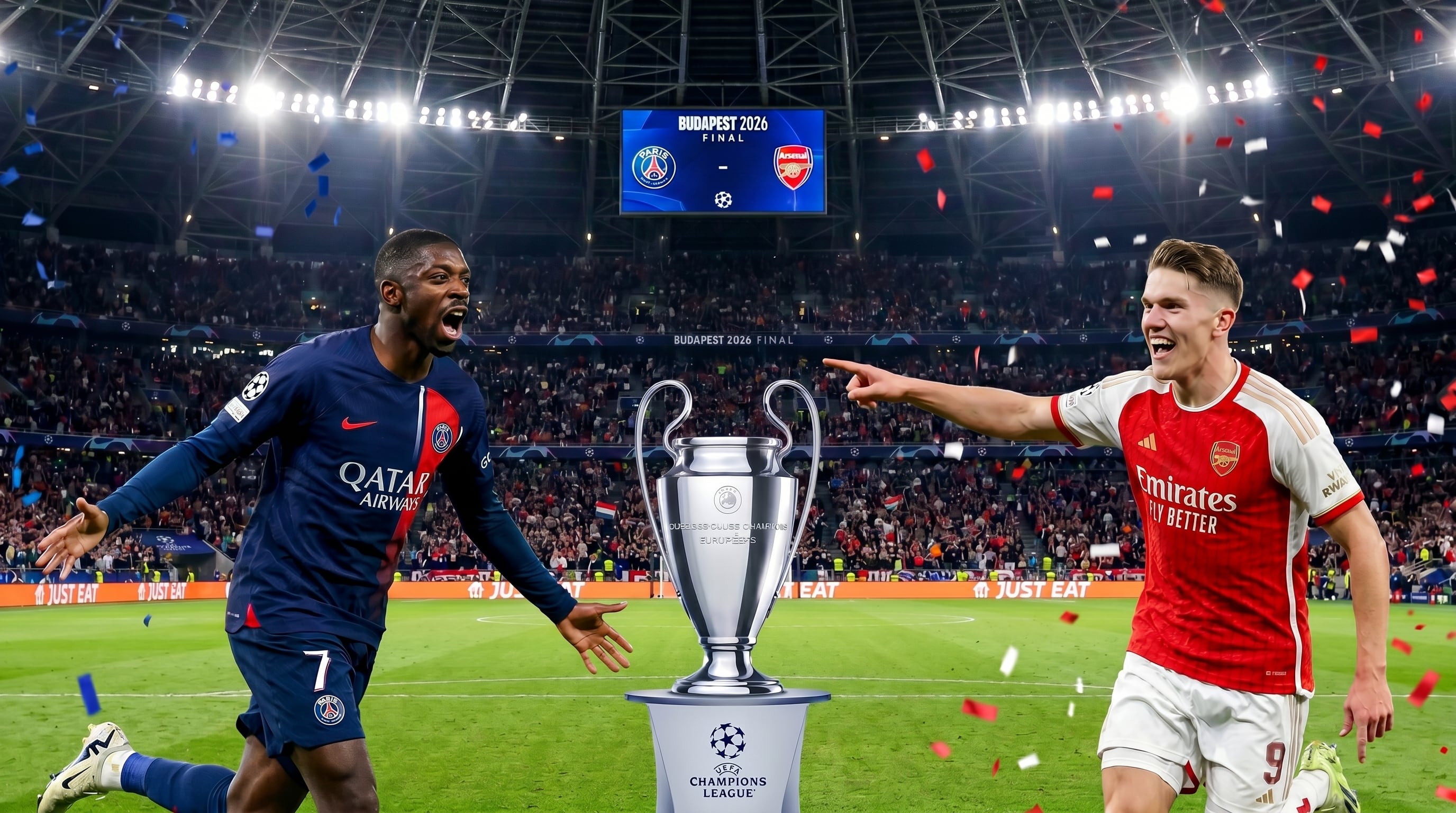 PSG-Arsenal, la gran final de la Champions League (Imagen Ilustrativa Infobae)