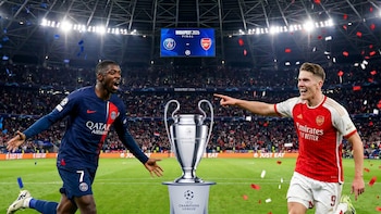 PSG y Arsenal se medirán por la final de la Champions League: hora, TV y formaciones