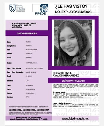 Familiares de la joven reportaron