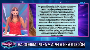 Magaly Medina celebra decisión judicial y resalta defensa de la libertad de expresión: “Una lección de ética profesional”. Captura: Magaly TV La Firme.