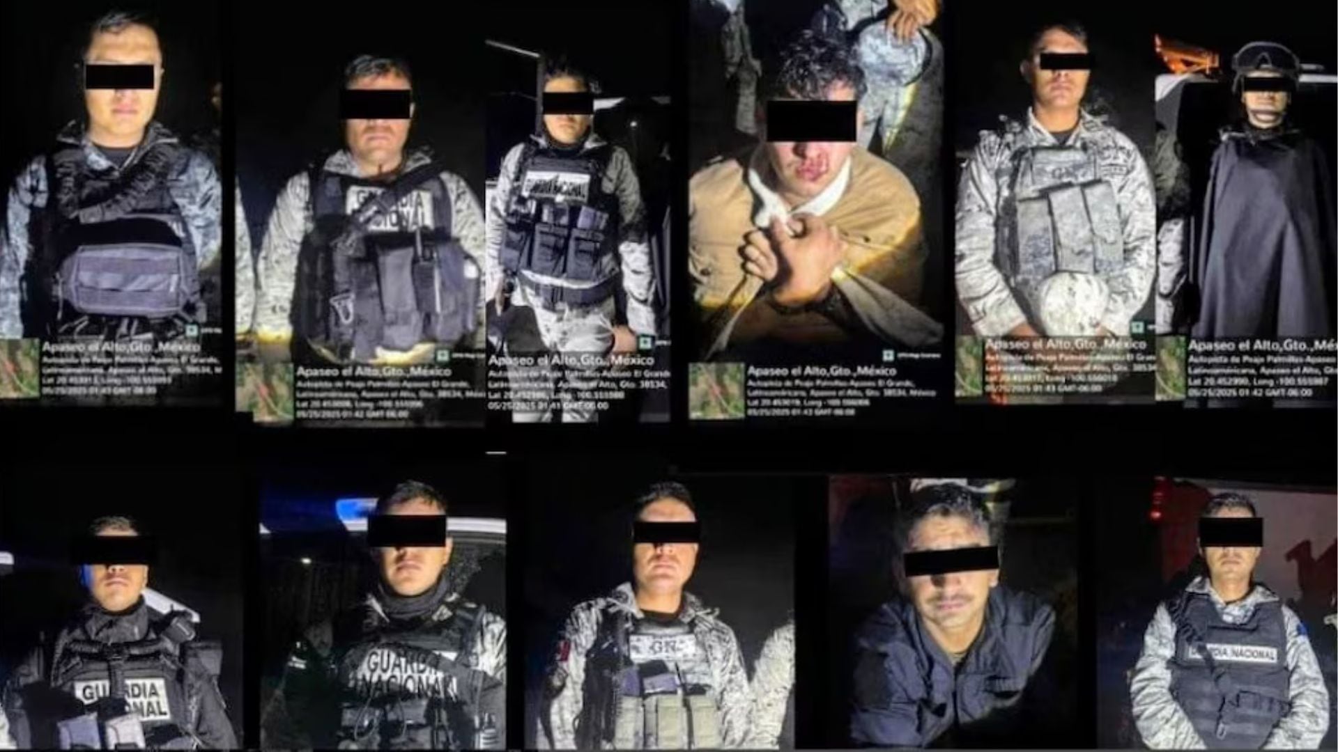 Entre los elementos de la GN detenidos se encuentra un subteniente (Foto: Facebook/Diario Irapuato by Gerardo Hernández)