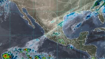 Así lucen todos los sistemas meteorológicos que afectan a México hoy 22 de noviembre.