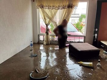 Muchas familias perdieron sus muebles