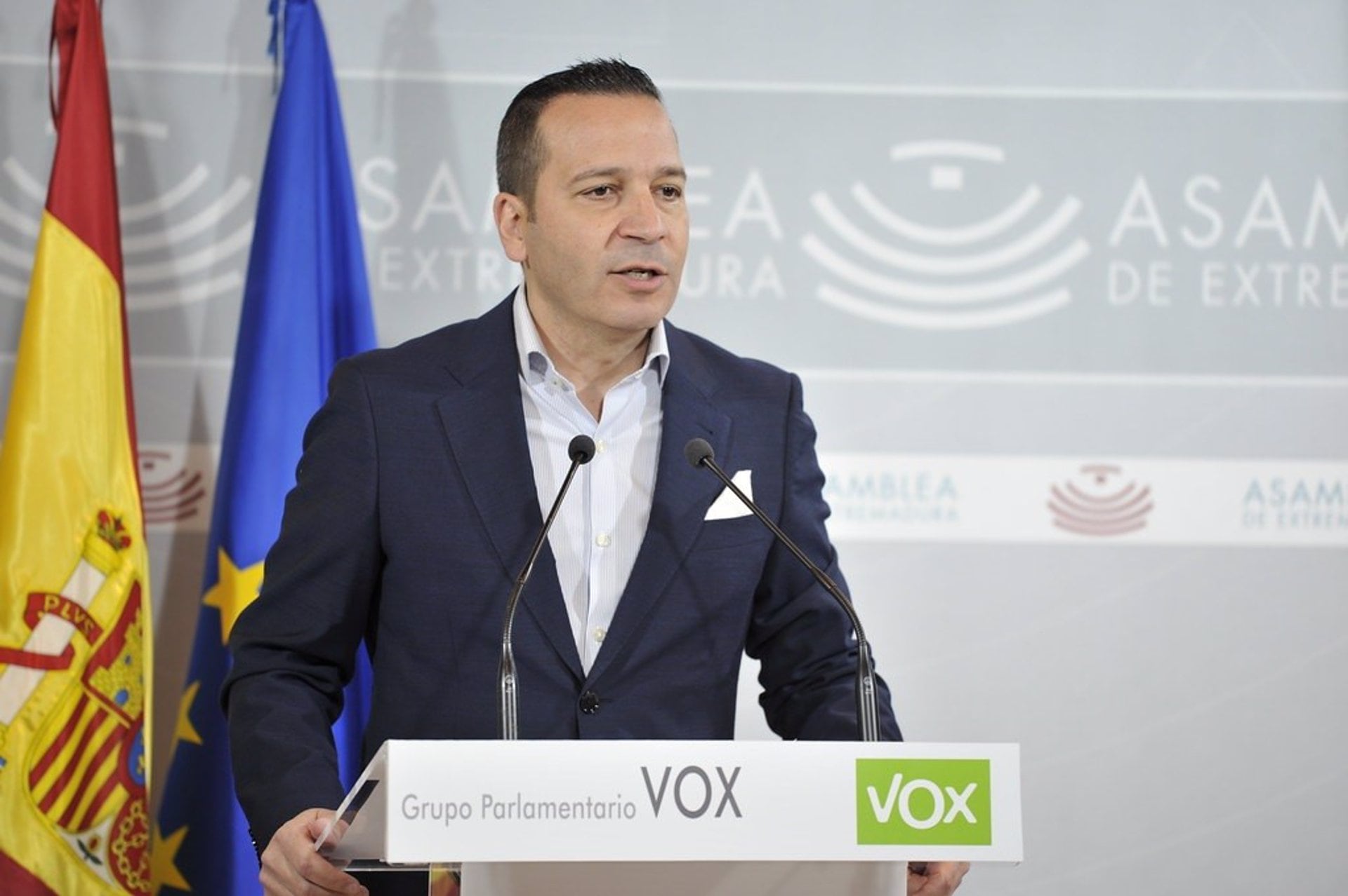 Óscar Fernández Calle, candidato de Vox a las autonómicas de Extremadura (Europa Press)