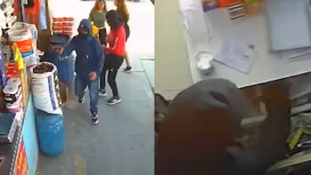 El violento robo ocurrió a