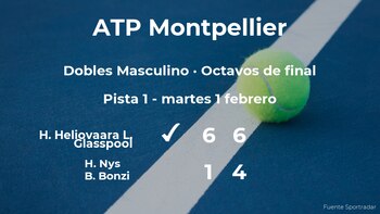 Los tenistas Nys y Bonzi