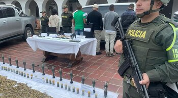 Este fue el arsenal que