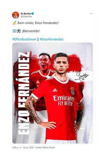 La bienvenida del Benfica a