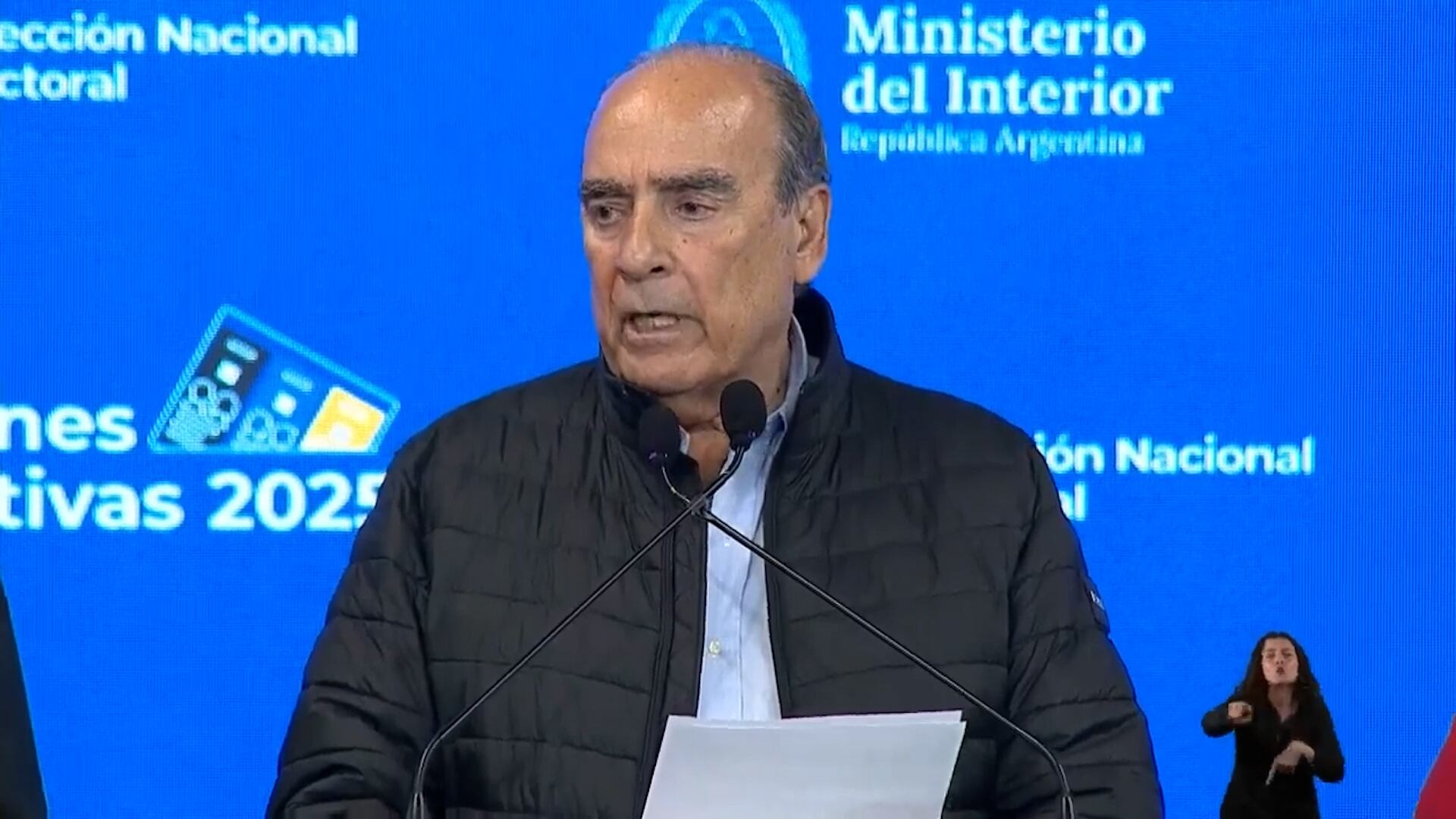 Guillermo Francos, Jefe de Gabinete de la Nación.