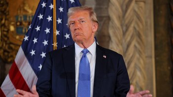 Donald Trump expresó su oposición