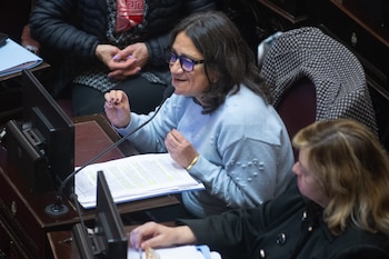 La senadora kirchnerista y titular