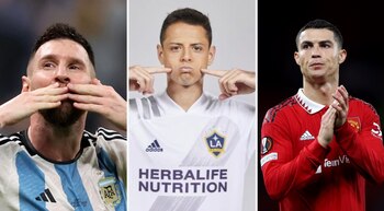 Messi Reconoce a Chicharito (Getty)