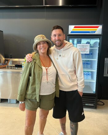 La conductora sorprendió a su