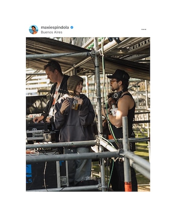 Maxi Espíndola y Tini Stoessel