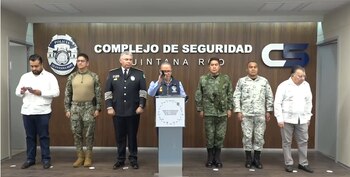 Conferencia de Prensa en Quintana