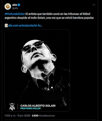 Despedida clubes argentinos muerte Indio Solari