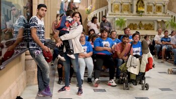 Misa en Luján con jóvenes