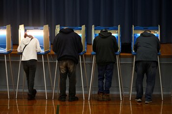 La votación en Milwaukee, Wisconsin (REUTERS/Vincent Alban)