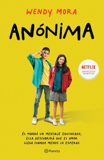 Portada del libro "Anónima" publicado