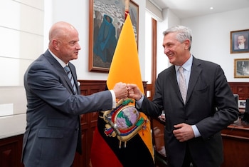 Fotografía cedida por la Vicepresidencia