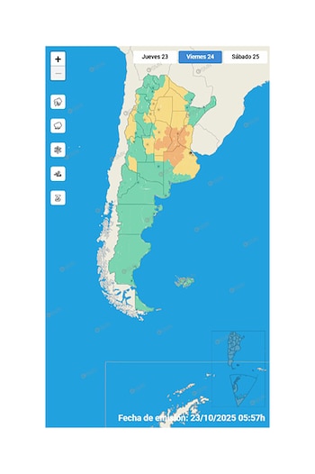 Las alertas amarillas y naranjas