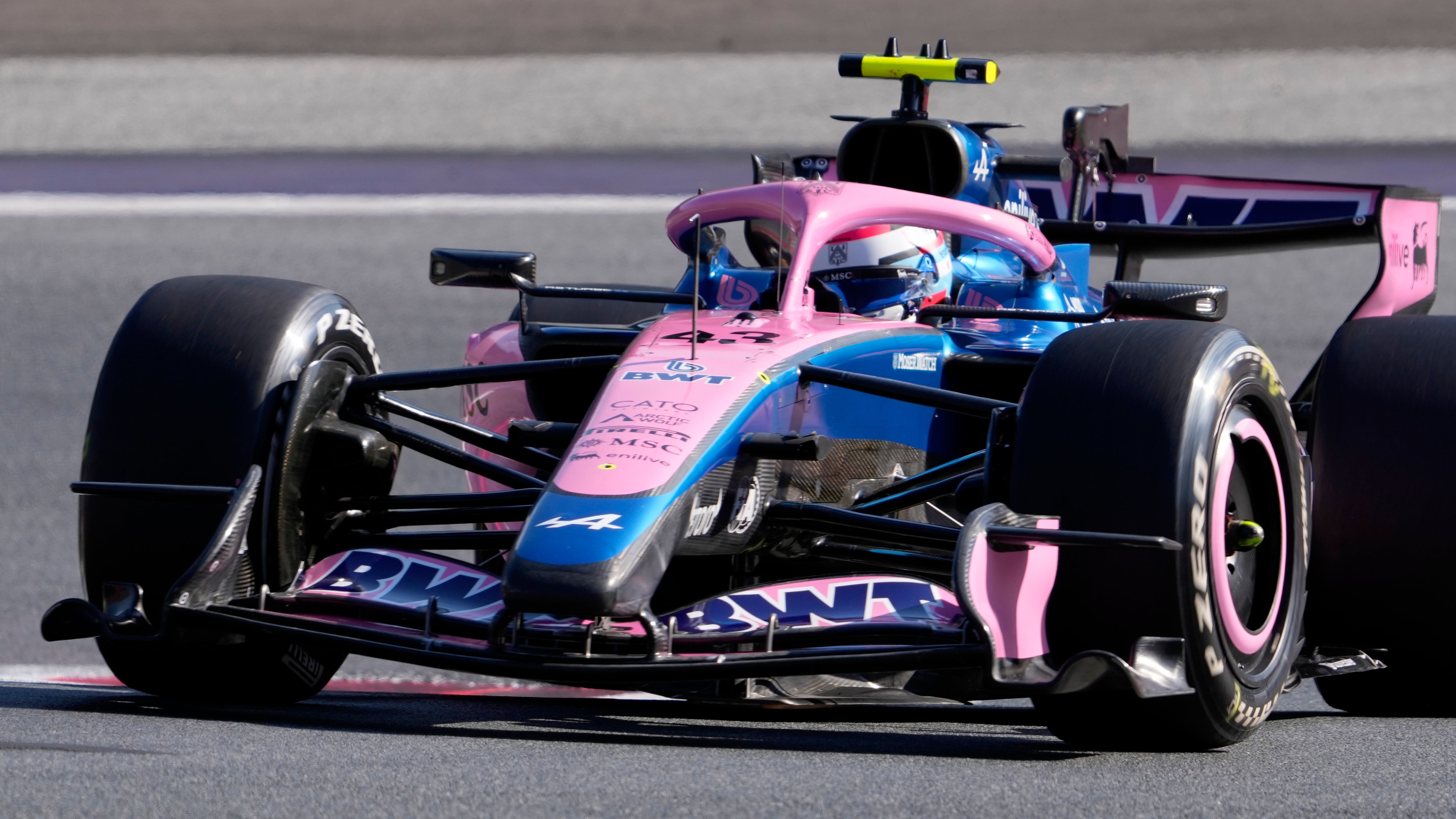 Franco Colapinto largará 16° en el GP de Austria (AP Photo/Darko Bandic)