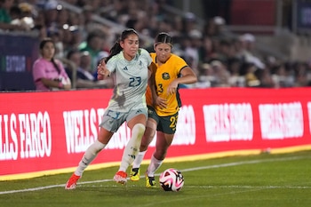 Maricarmen Reyes abrió la cuenta para el conjunto tricolor. (Crédito: Daniel Dunn-USA TODAY Sports)